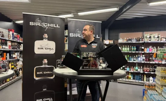 The Hurricane Kim Huybrechts presenteert zijn eigen vodka