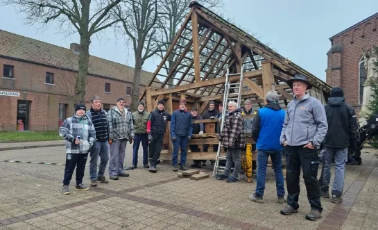 Verhuis kerststal Tongerlo