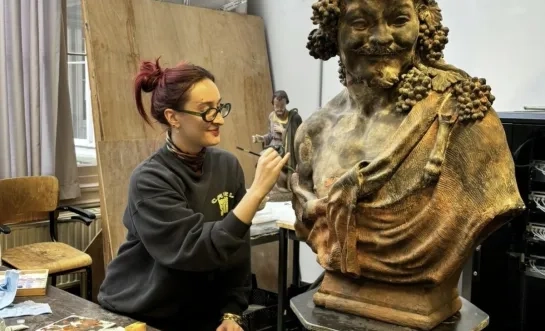 Restauratie Bacchus van Lucas Faydherbe