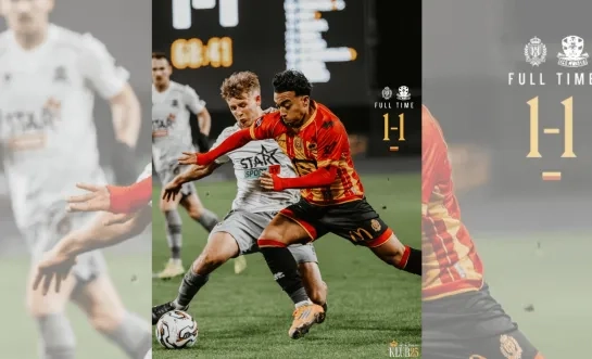 KV Mechelen speelt 1-1 gelijk tegen Dender