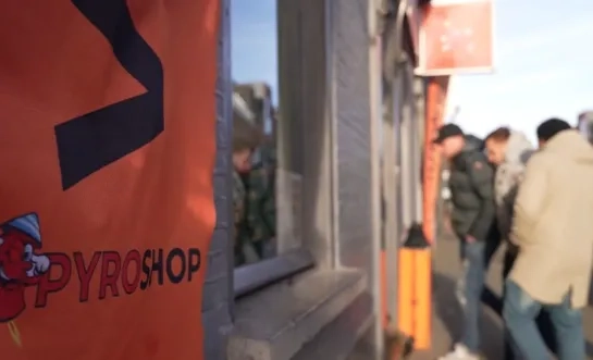 Vuurwerktoerisme in Baarle