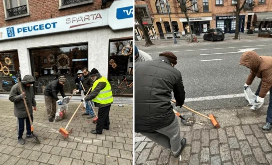 Ahmadiyya Moslim Gemeenschap Turnhout opruimactie