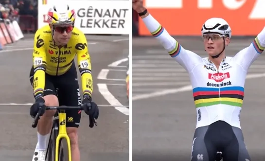 Wout van Aert en Mathieu van der Poel