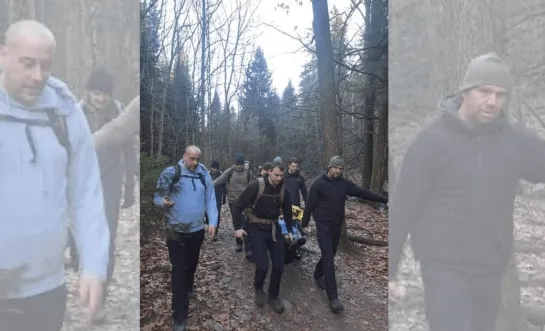 Lierse brandweermannen evacueren gewonde vrouw in de Ardennen