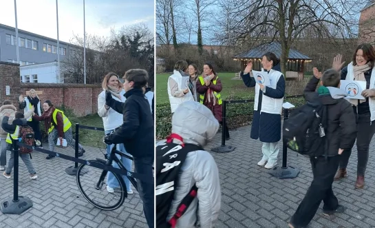 Klein Seminarie Hoogstraten goeiemorgen actie