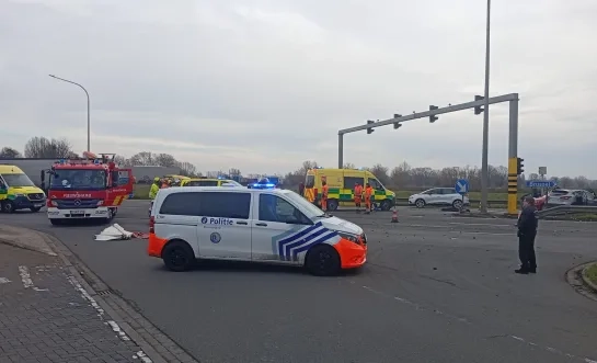 zwaar ongeval A12 Breendonk kruispunt Duvel Moortgat