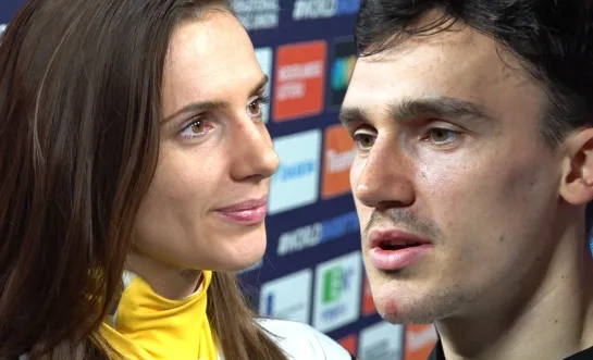 Hanne en Stijn Desmet shorttrack Mechelen