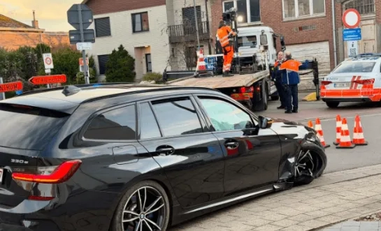 wilde achtervolging eindigt in Tisselt