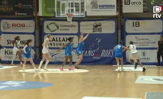 Kangoeroes wint van Charleroi