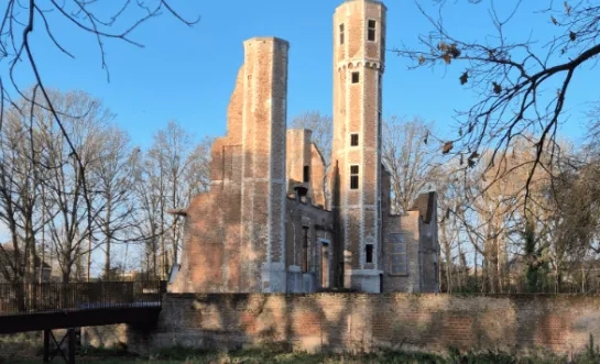 kasteel ruïne ter elst gemeente duffel
