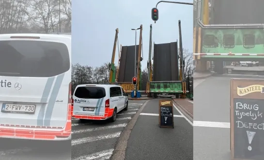 Brug 6 tussen Arendonk en Ravels defect