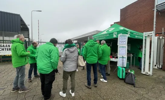 Actie tegen plannen bij NMBS in Mechelen