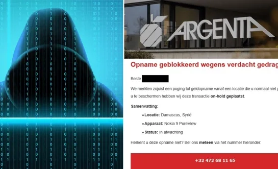 fraude oplichting mail Argenta Politiezone Regio Turnhout
