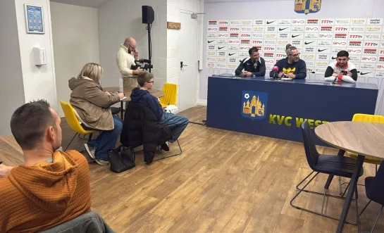 persconferentie leerlingen KVC Westerlo Haspolat Charaï