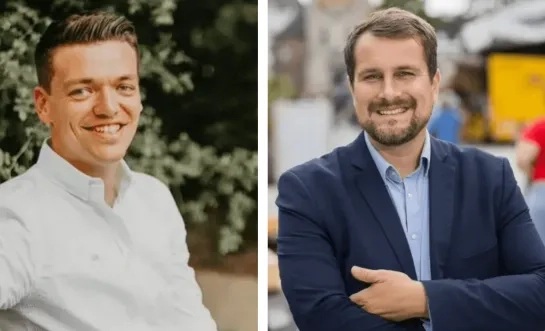 Mechelse burgemeesters Rik Verwaest en Glenn Smets