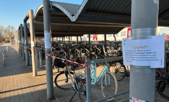 fietsenparking gemeente Kasterlee.