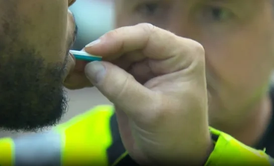 Speekseltest voor drugs in het verkeer