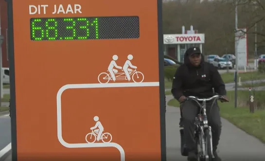 Fietstelpunt langs Lierseweg in Herentals