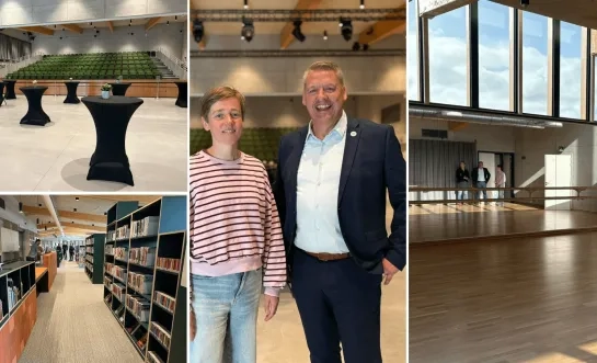 Een blik in het nieuwe gemeenschapscentrum 't Gewent