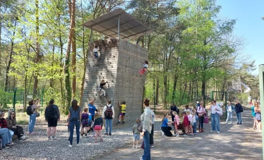 De buitenspeeldag lokte heel wat kinderen naar de Lilse Bergen