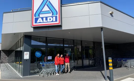 Piket bij Aldi in Olen