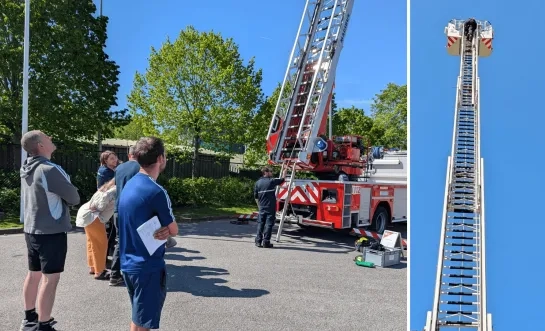 Proefdag bij de brandweer