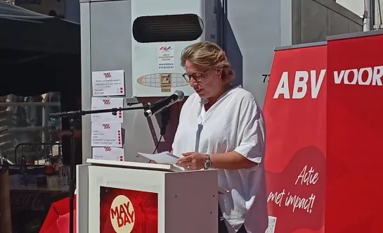 1 mei Vooruit Caroline Gennez