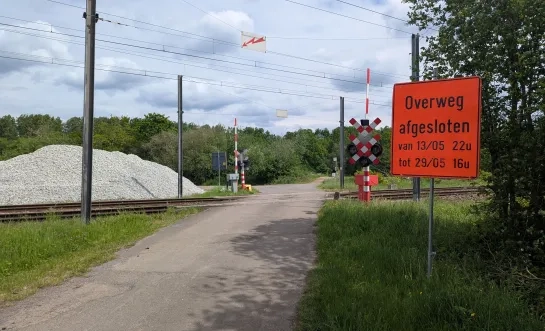 overweg werken