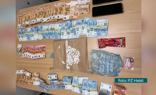 Cash geld en drugs politiezone Heist
