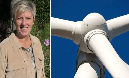 Anne Delvoye N-VA windturbine Mechelen-Noord