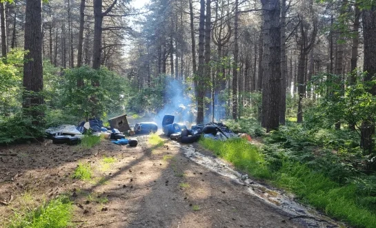 Drugsafval Steenweg op Zondereigen Turnhout