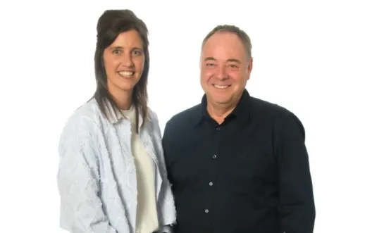 Natalie Adriaense en Patrick Geuens burgemeester Nieuw Retie
