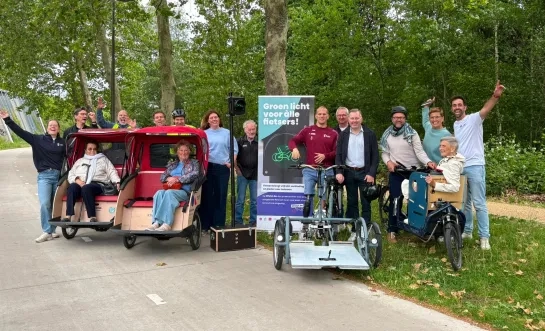 Toegankelijk fietsen op fiestostrade F1 in Mechelen