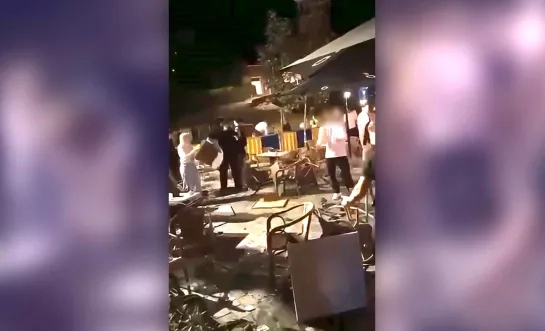 foto vechtpartij Heist-op-den-Berg café