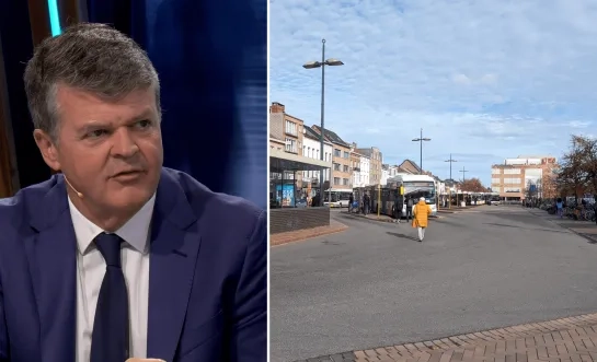 Bart Somers burgemeester Mechelen station bus perron