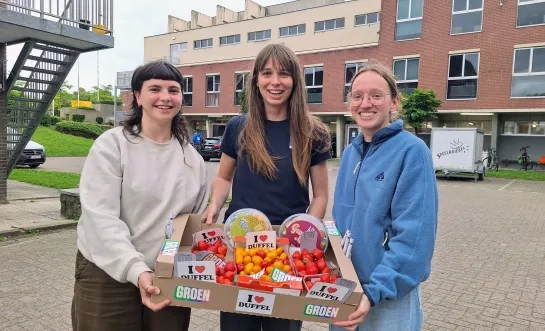 Jong Groen Duffel traktatie snacks studenten bibliotheek
