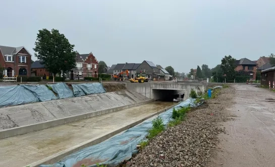 fietstunnel kruispunt Noorderwijk Morkhoven café Berkemus