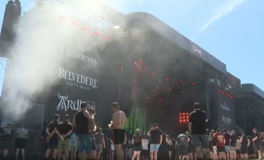 Hitte op Graspop