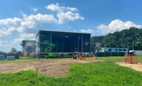 Na Fir Bolg Vorselaar opbouw terrein