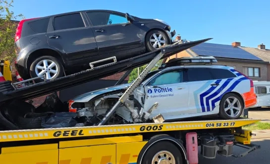 Ongeval politie Mol achtervolging motorrijder