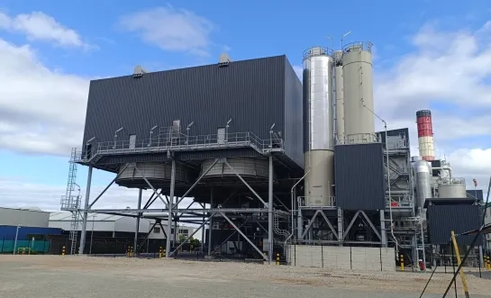 Energierecuperatiecentrale bij Imerys Willebroek