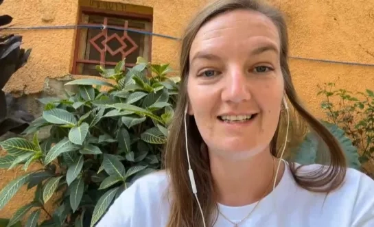 Karen Ruts werkt voor AZG in Congo