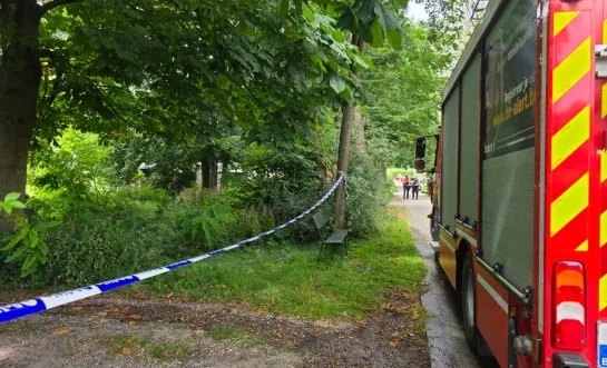 Woningbrand in Wortel