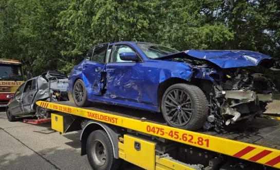 ongeval Herselt grote ravage