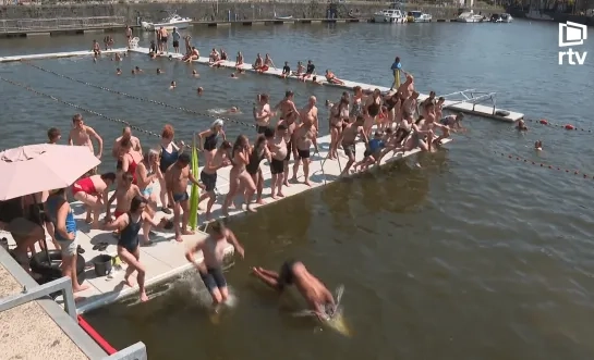 Big Jump voor proper water Keerdok Mechelen