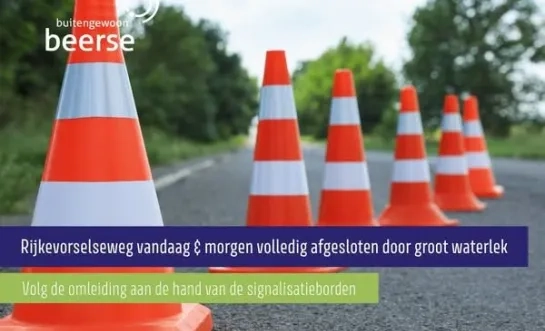 waterlek Beerse Rijkevorselseweg