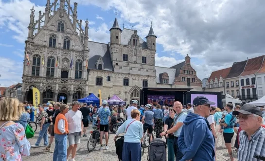Slotetappe Baloise Ladies Tour in Mechelen