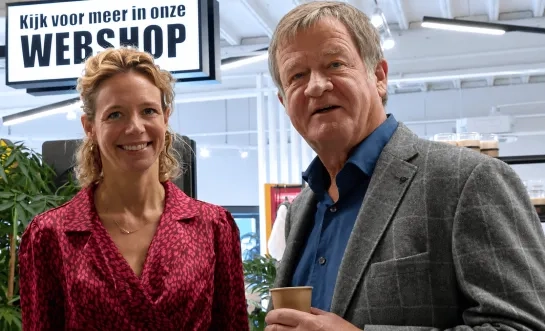 Wouter Torfs bij zijn nichtje
