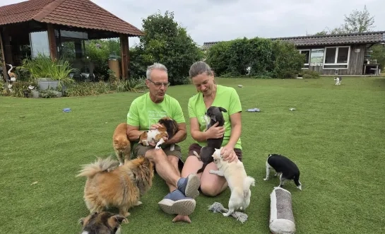 Peter Kloeck en Sonja De Keyser dierenopvang Het Dierenthuisje Geel