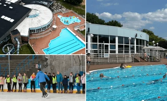 Nieuw zwembad en dubbele ijsbaan